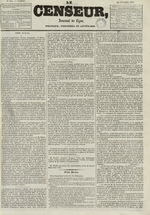 Le Censeur : journal de Lyon, politique, industriel et littéraire, N°704
