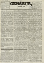 Le Censeur : journal de Lyon, politique, industriel et littéraire, N°705