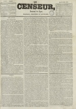 Le Censeur : journal de Lyon, politique, industriel et littéraire, N°707