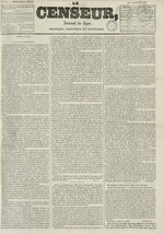 Le Censeur : journal de Lyon, politique, industriel et littéraire, N°708