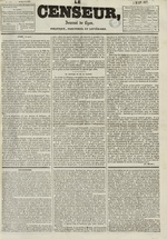Le Censeur : journal de Lyon, politique, industriel et littéraire, N°711