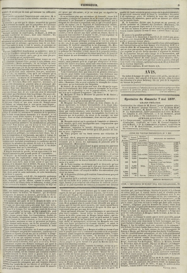 
						Affichage en mode lecture de la page
					