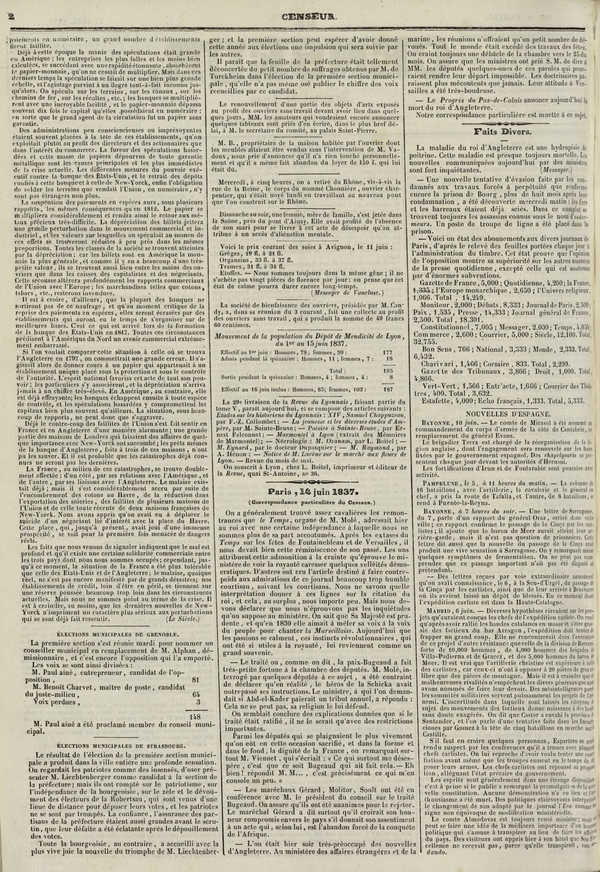 
						Affichage en mode lecture de la page
					