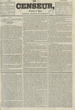 Le Censeur : journal de Lyon, politique, industriel et littéraire, N°800, pp. 1