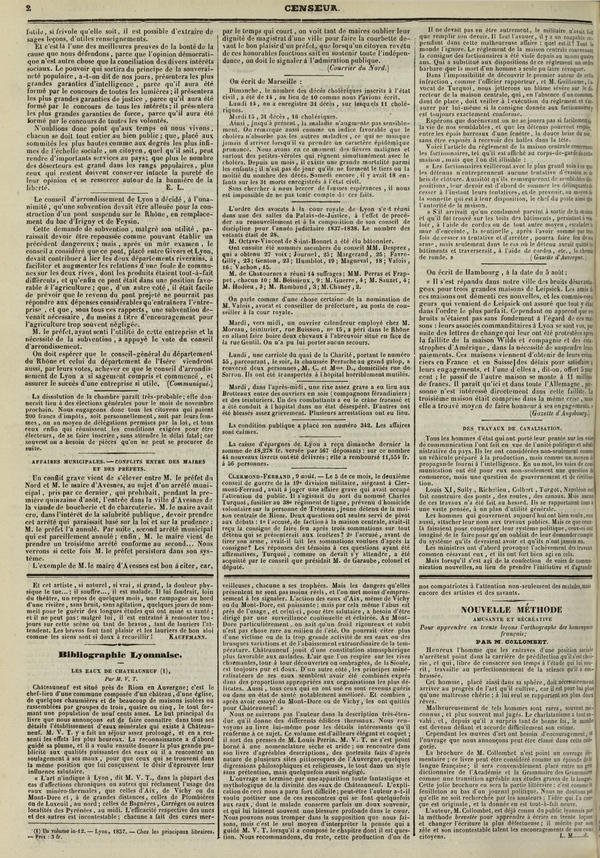 
						Affichage en mode lecture de la page
					