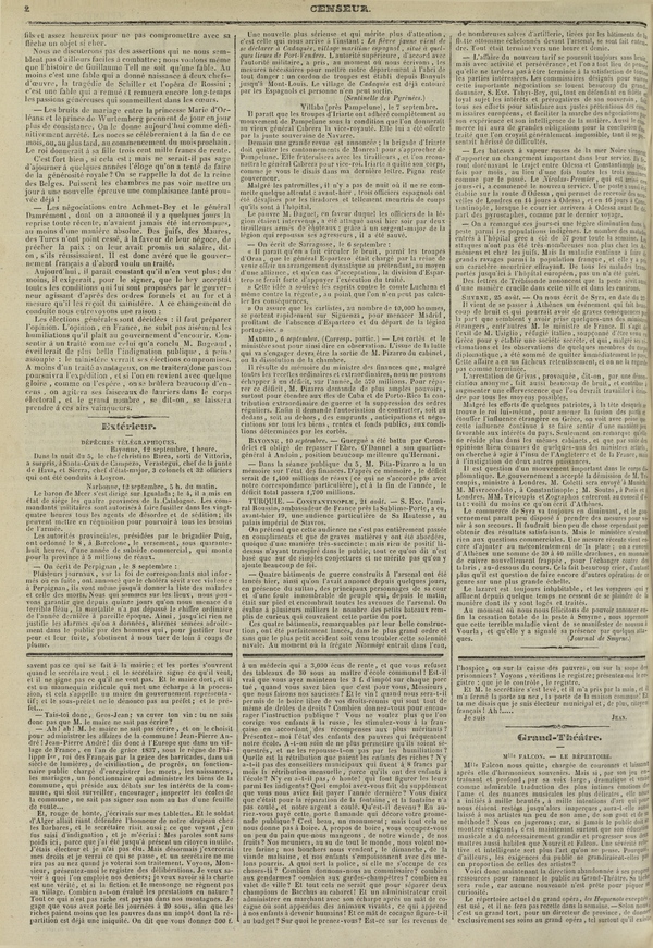 
						Affichage en mode lecture de la page
					