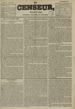 Le Censeur : journal de Lyon, politique, industriel et littéraire, N°951, pp. 1