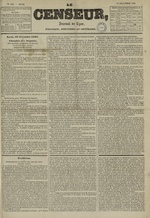 Le Censeur : journal de Lyon, politique, industriel et littéraire, N°956, pp. 1