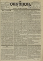 Le Censeur : journal de Lyon, politique, industriel et littéraire, N°960, pp. 1