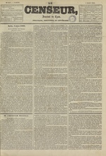 Le Censeur : journal de Lyon, politique, industriel et littéraire, N°1017, pp. 1