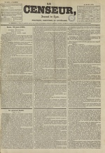 Le Censeur : journal de Lyon, politique, industriel et littéraire, N°1035, pp. 1