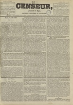 Le Censeur : journal de Lyon, politique, industriel et littéraire, N°1044, pp. 1