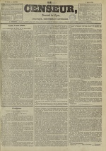 Le Censeur : journal de Lyon, politique, industriel et littéraire, N°1072, pp. 1