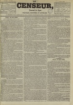 Le Censeur : journal de Lyon, politique, industriel et littéraire, N°1078, pp. 1