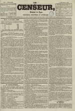 Le Censeur : journal de Lyon, politique, industriel et littéraire, N°1254