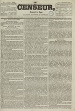 Le Censeur : journal de Lyon, politique, industriel et littéraire, N°1255