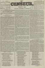 Le Censeur : journal de Lyon, politique, industriel et littéraire, N°1259