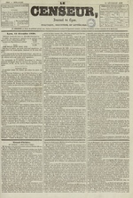 Le Censeur : journal de Lyon, politique, industriel et littéraire, N°1260, pp. 1