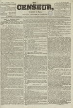 Le Censeur : journal de Lyon, politique, industriel et littéraire, N°1261