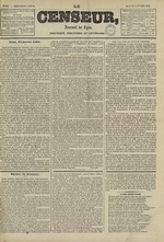 Le Censeur : journal de Lyon, politique, industriel et littéraire, N°985, pp. 1