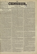 Le Censeur : journal de Lyon, politique, industriel et littéraire, N°989