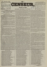 Le Censeur : journal de Lyon, politique, industriel et littéraire, N°1285, pp. 1