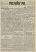 Le Censeur : journal de Lyon, politique, industriel et littéraire, N°1588