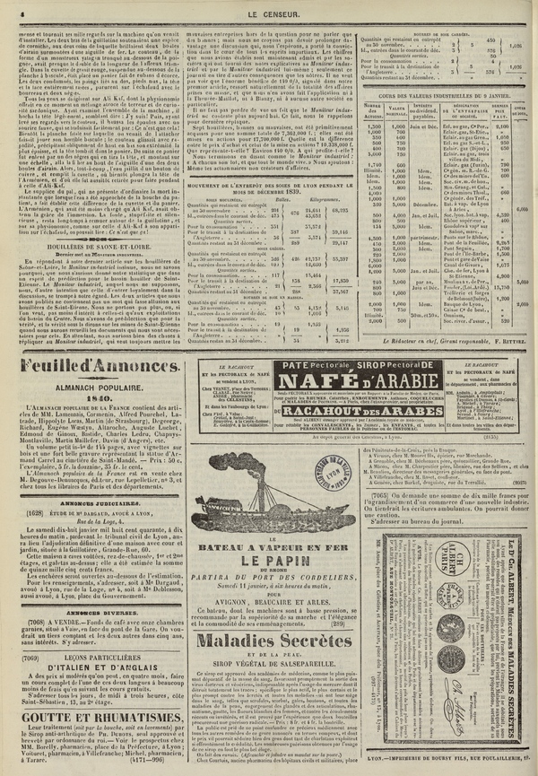 
						Affichage en mode lecture de la page
					