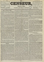 Le Censeur : journal de Lyon, politique, industriel et littéraire, N°1591