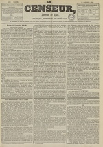 Le Censeur : journal de Lyon, politique, industriel et littéraire, N°1592