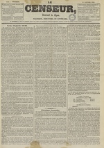Le Censeur : journal de Lyon, politique, industriel et littéraire, N°1594