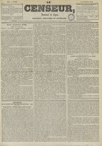 Le Censeur : journal de Lyon, politique, industriel et littéraire, N°1597