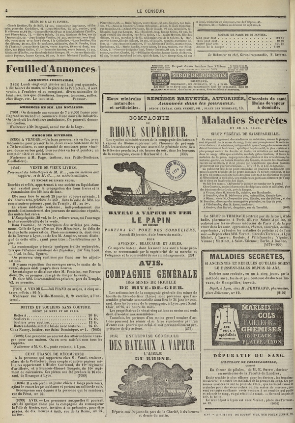 
						Affichage en mode lecture de la page
					