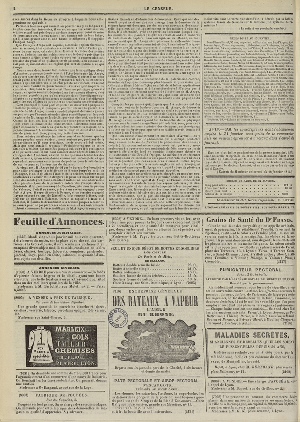 
						Affichage en mode lecture de la page
					