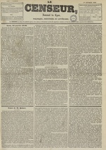 Le Censeur : journal de Lyon, politique, industriel et littéraire, N°1607