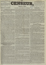Le Censeur : journal de Lyon, politique, industriel et littéraire, N°1608