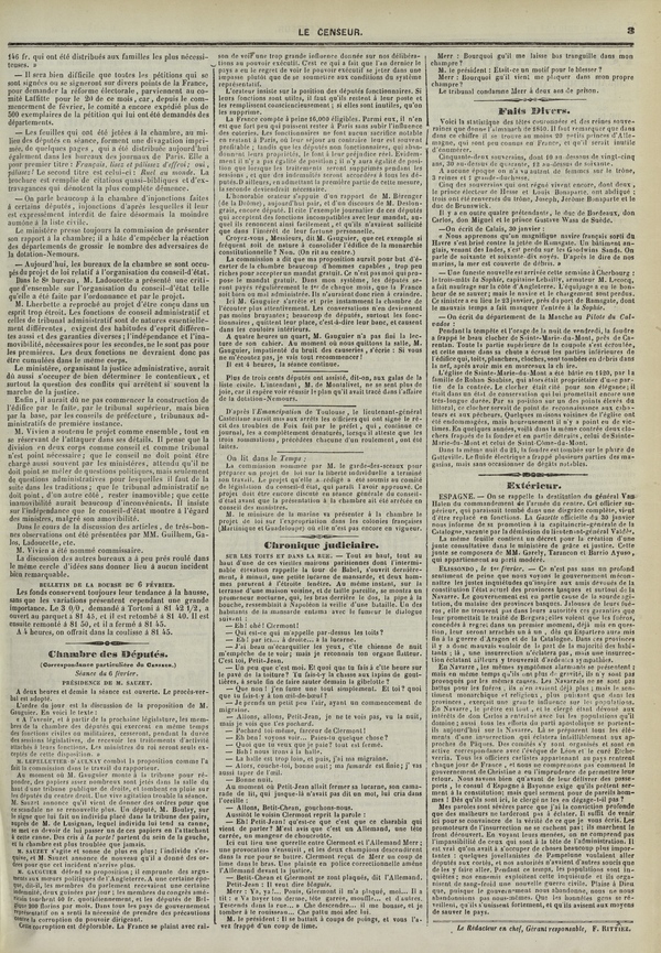 
						Affichage en mode lecture de la page
					