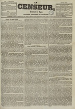 Le Censeur : journal de Lyon, politique, industriel et littéraire, N°1706, pp. 1