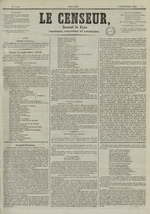 Le Censeur : journal de Lyon, politique, industriel et littéraire, N°1792, pp. 1