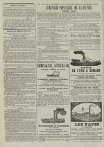 Le Censeur : journal de Lyon, politique, industriel et littéraire, N°1833, pp. 4