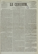 Le Censeur : journal de Lyon, politique, industriel et littéraire, N°1892, pp. 1