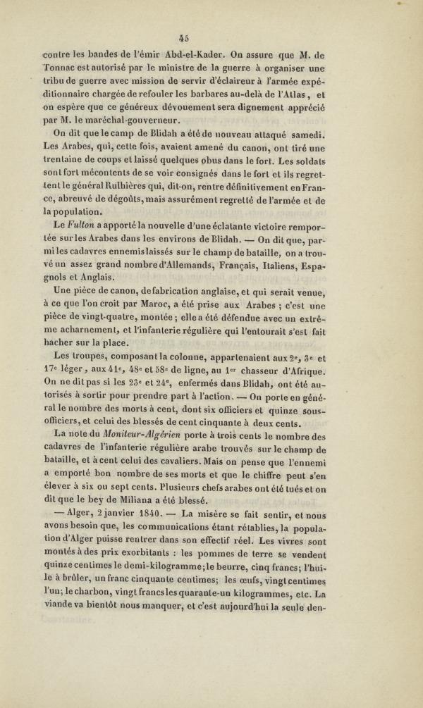 
						Affichage en mode lecture de la page
					
