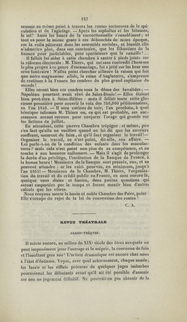 
						Affichage en mode lecture de la page
					