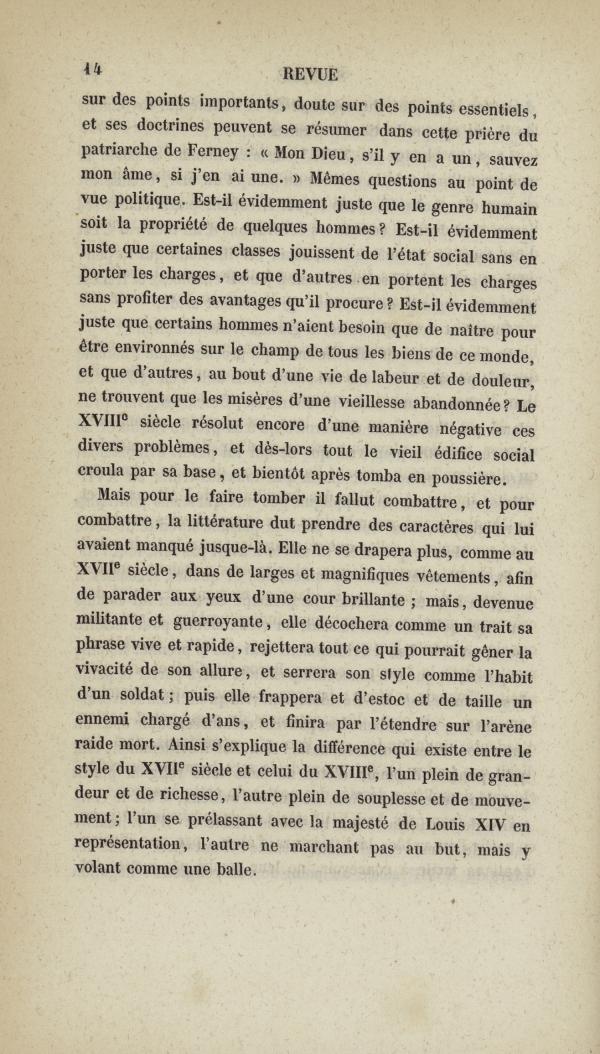 
						Affichage en mode lecture de la page
					