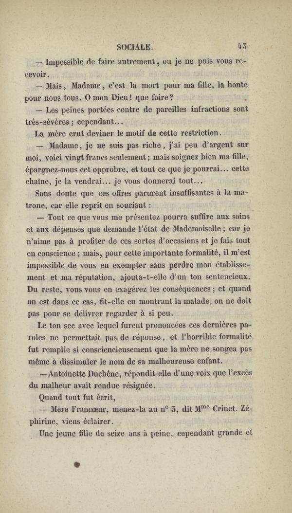 
						Affichage en mode lecture de la page
					