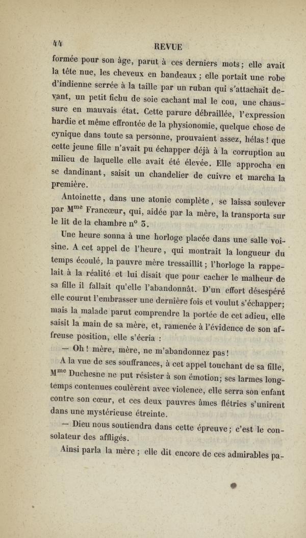 
						Affichage en mode lecture de la page
					