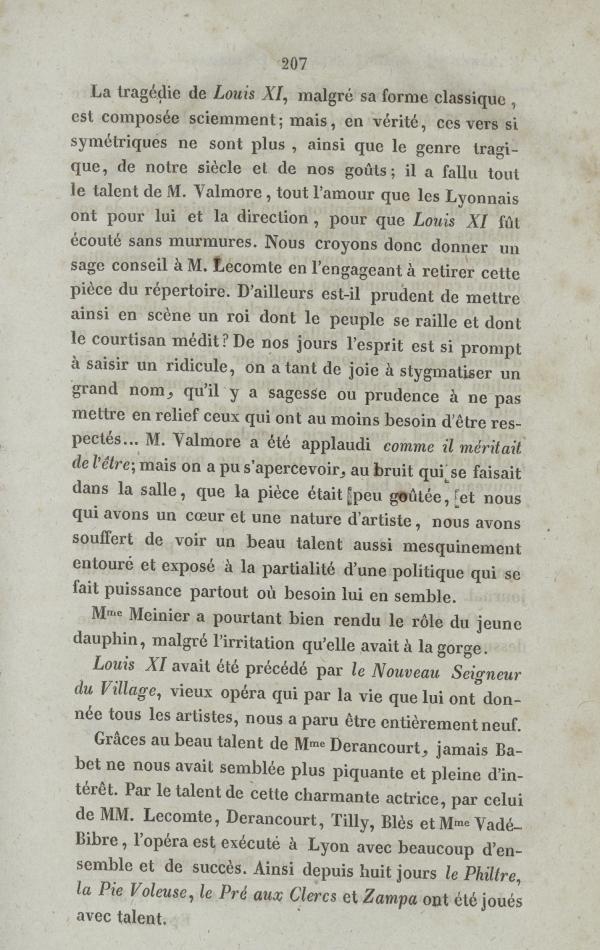 
						Affichage en mode lecture de la page
					