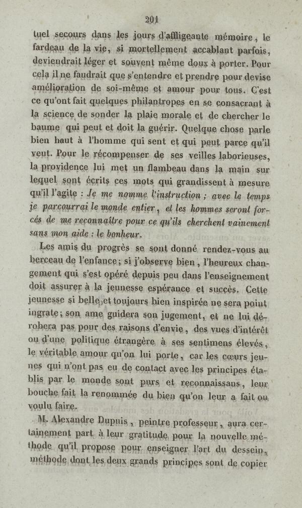 
						Affichage en mode lecture de la page
					