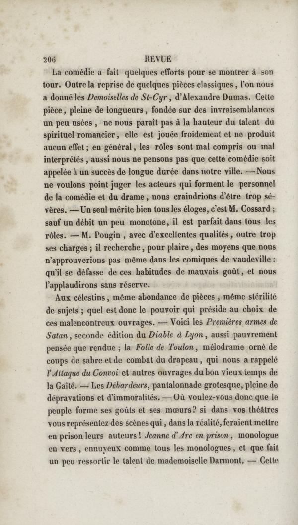 
						Affichage en mode lecture de la page
					
