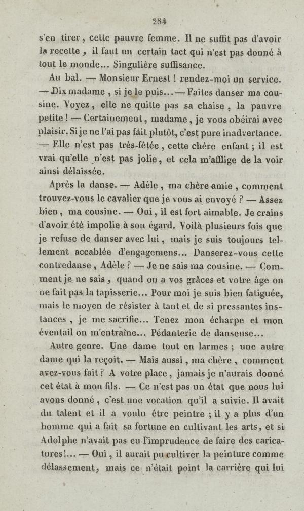 
						Affichage en mode lecture de la page
					